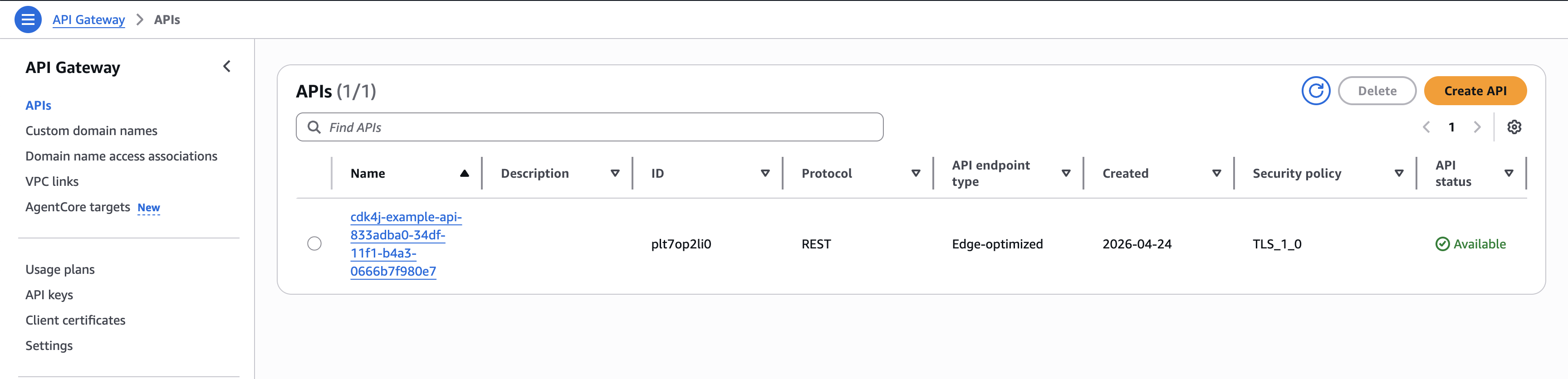 API Gateway Dashboard